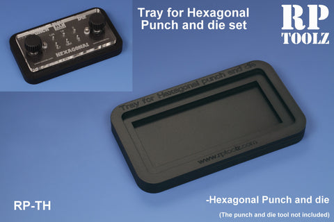 Hexagonal Punch & Die Tray - Pegasus Hobby Supplies