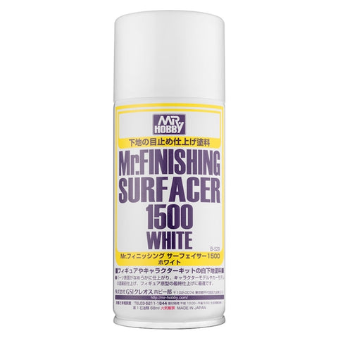 Mr Surfacer 1500 White Spray Can 170ml