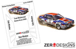 Zero Designs : 1/24 Nissan 240RS (BS110) Rally Window Painting Masks (Beemax) - Pegasus Hobby Supplies