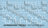 Tyre chalk markings (1/24)