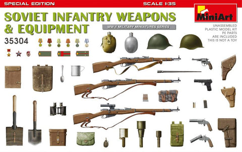 Soviet infantry weapons and equipment. Special edition (1/35)