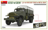 G7107 W/Crew 1,5T 4X4 Truck W/Metal Body (1/35)