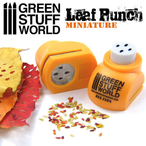 Miniature Leaf Punch [ORANGE] "OAK" - Pegasus Hobby Supplies