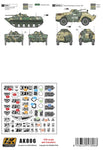 Wet Transfers - Modern Russian Tanks & AFV's - Pegasus Hobby Supplies