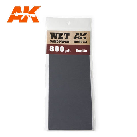 Sandpaper - 800 grit [WET] (3 Sheets)