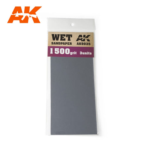 Sandpaper - 1500 grit [WET] (3 Sheets)