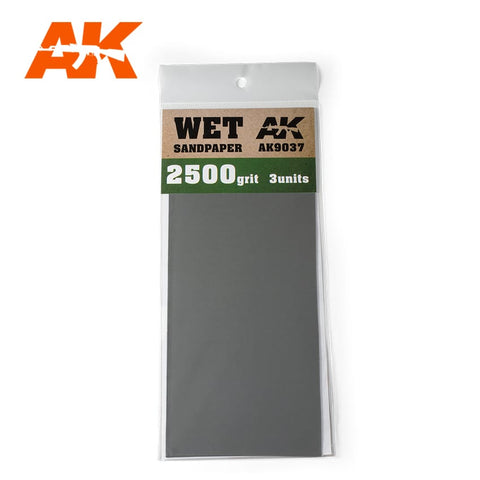 Sandpaper - 2500 grit [WET] (3 Sheets)