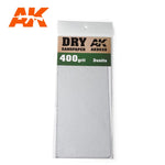 Sandpaper - 400 grit [DRY] (3 Sheets)