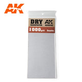 Sandpaper - 1000 grit [DRY] (3 Sheets)