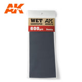 Sandpaper - 600 grit [WET] (3 Sheets)