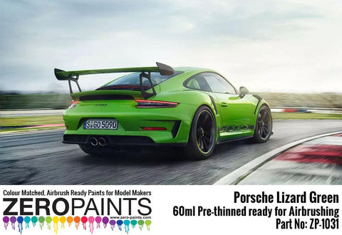Zero Paints : Porsche 911 GT3 RS Lizard Green (60ml) - Pegasus Hobby Supplies