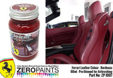 Zero Paints : Ferrari Leather Colour Paints (60ml) - Pegasus Hobby Supplies