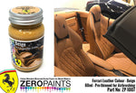 Zero Paints : Ferrari Leather Colour Paints (60ml) - Pegasus Hobby Supplies