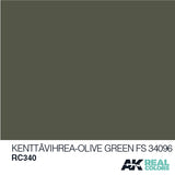 Real Colors - Kenttävihrea-Olive Green FS 34096 (10ml) - Pegasus Hobby Supplies