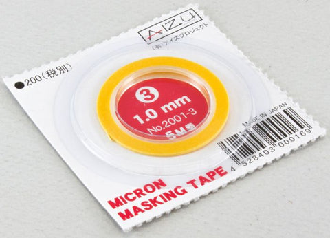 Micron Masking Tape 1.0mmx5m - Pegasus Hobby Supplies