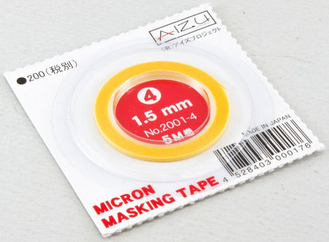 Micron Masking Tape 1.5mmx5m - Pegasus Hobby Supplies