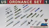 AMK 1/48 US Ordnance Set No.1 - Pegasus Hobby Supplies