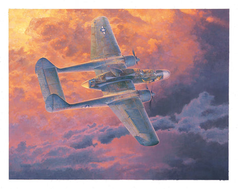 Shigeo Koike ART PRINT: Northrop P-61 Black Widow