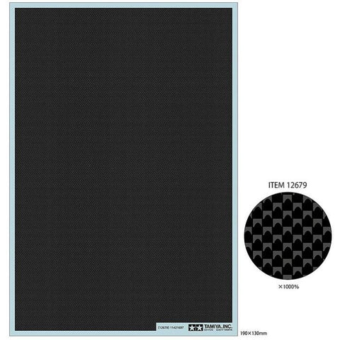 Carbon Decal Plain Weave - Fine (Tamiya)